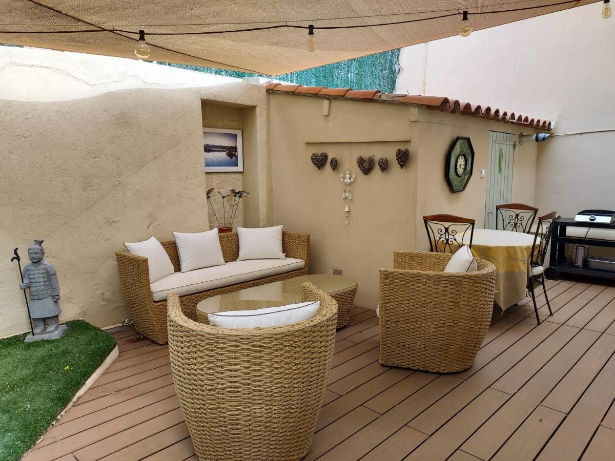 Rez-De-Chaussee Privatif Spacieux 3* D'Une Villa Centre Ville Hyeres Luaran gambar